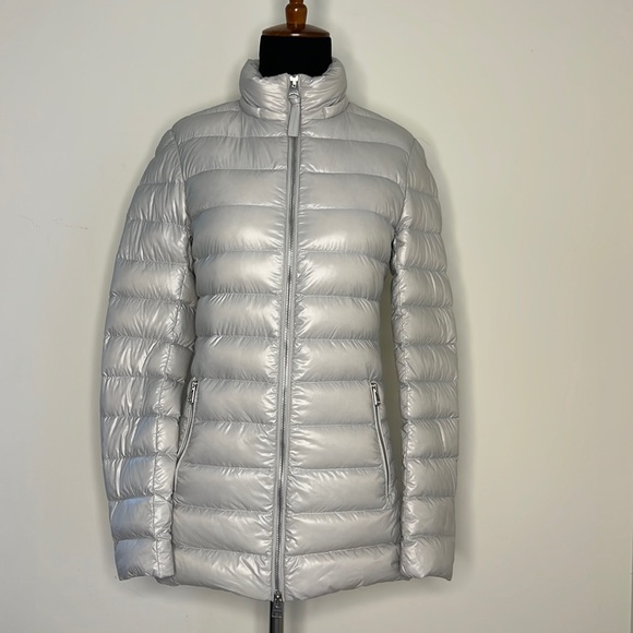 MACKAGE Light Grey Goose Down Puff Jacket XS - Picture 1 of 12